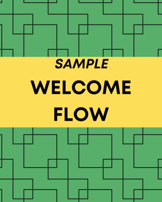Sample Welcome Series